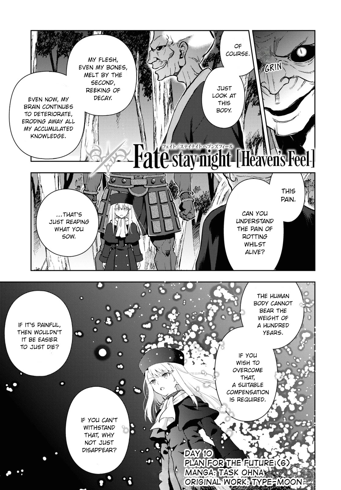 Fate/Stay Night - Heaven's Feel Chapter 91 page 1 - Chapter 91: Day 10 / Plan for the Future (6)