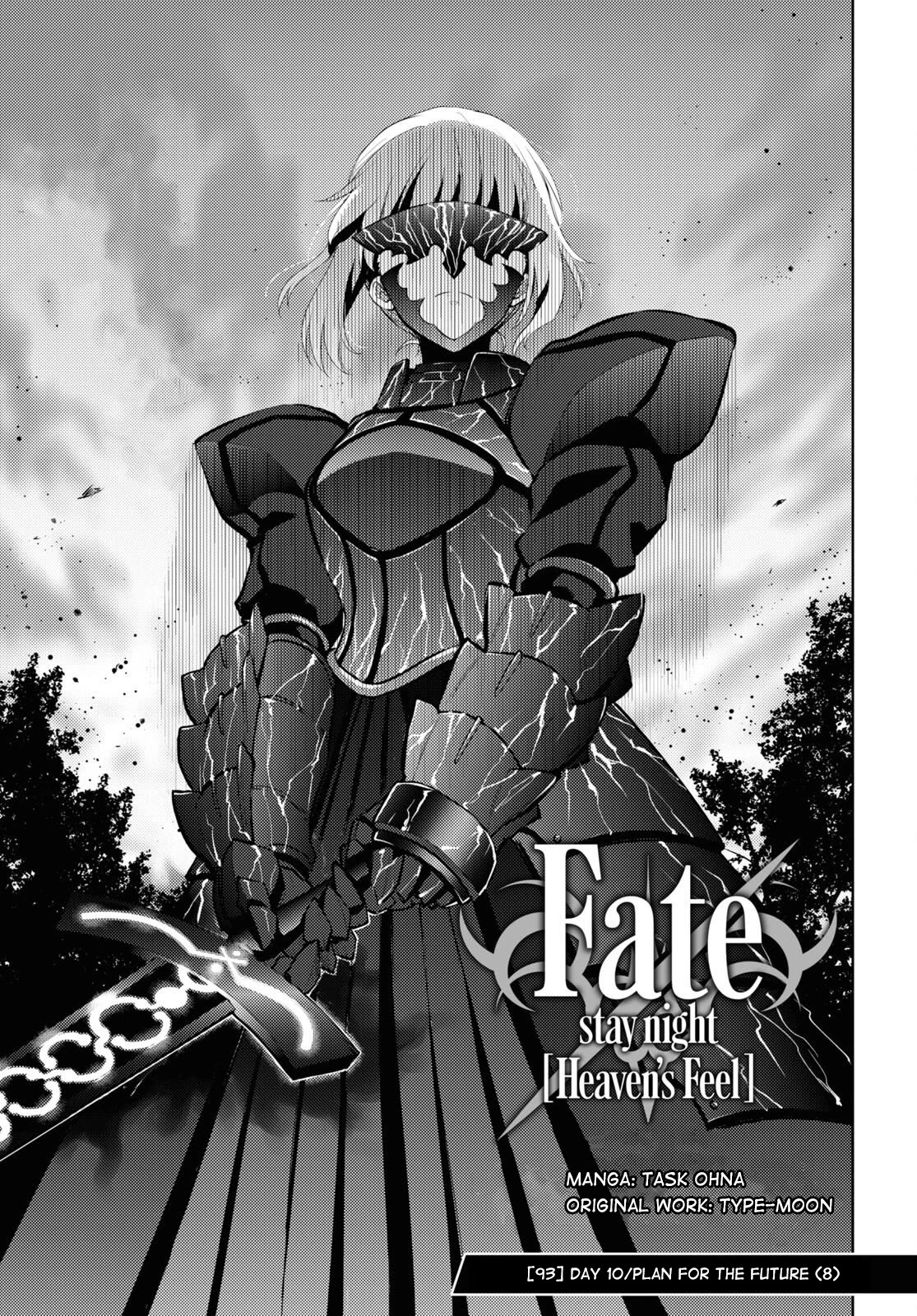 Fate/Stay Night - Heaven's Feel Chapter 93 page 1 - Chapter 93: Day 10 / Plan for the Future (8)