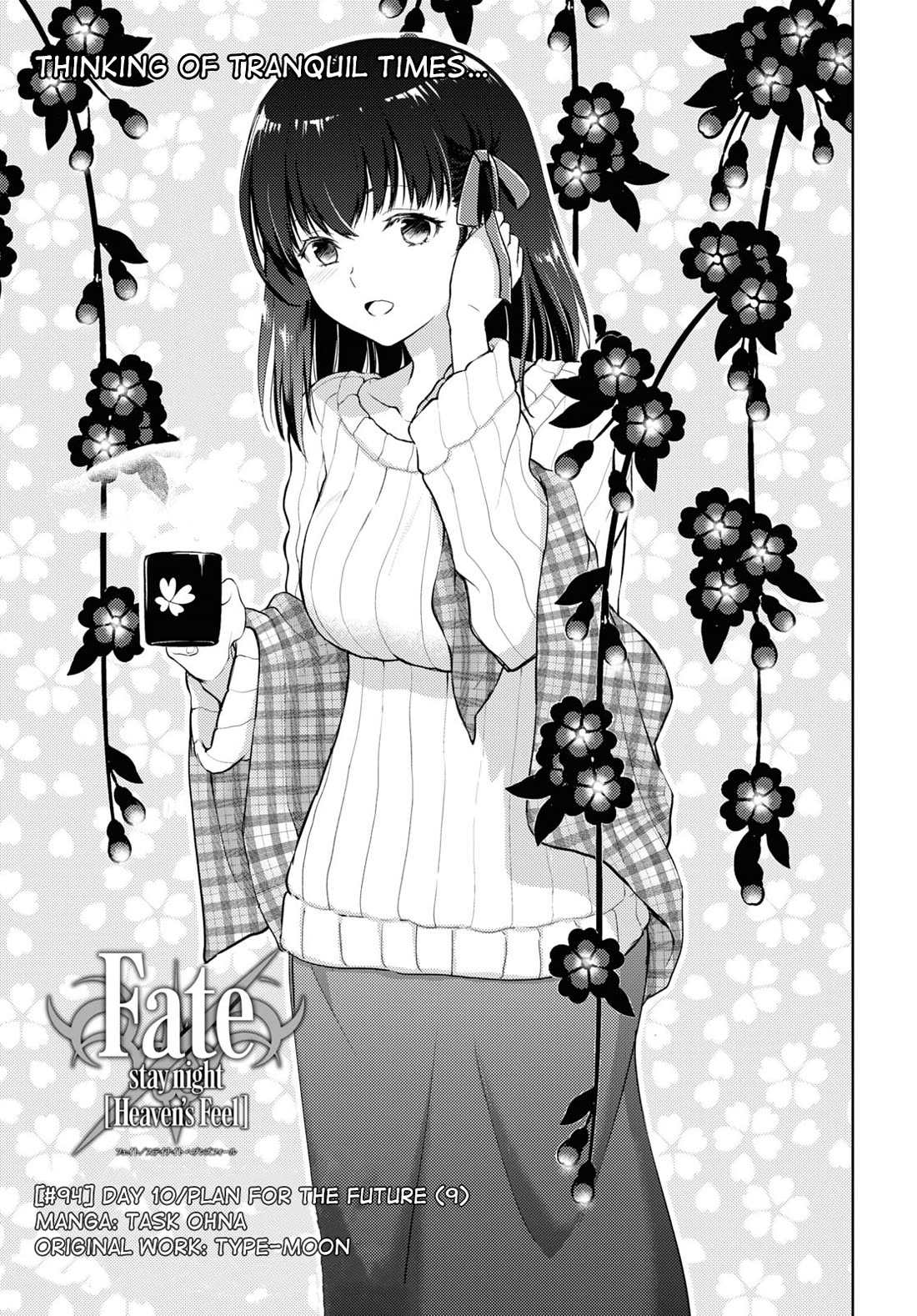 Fate/Stay Night - Heaven's Feel Chapter 94 page 1 - Chapter 94: Day 10/Plan for the Future (9)