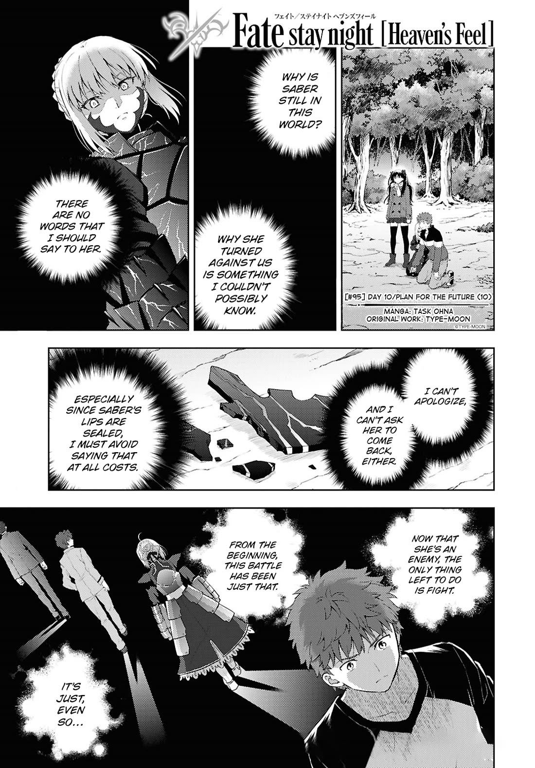 Fate/Stay Night - Heaven's Feel Chapter 95 page 1 - Chapter 95: Day 10 / Plan for the Future (10)