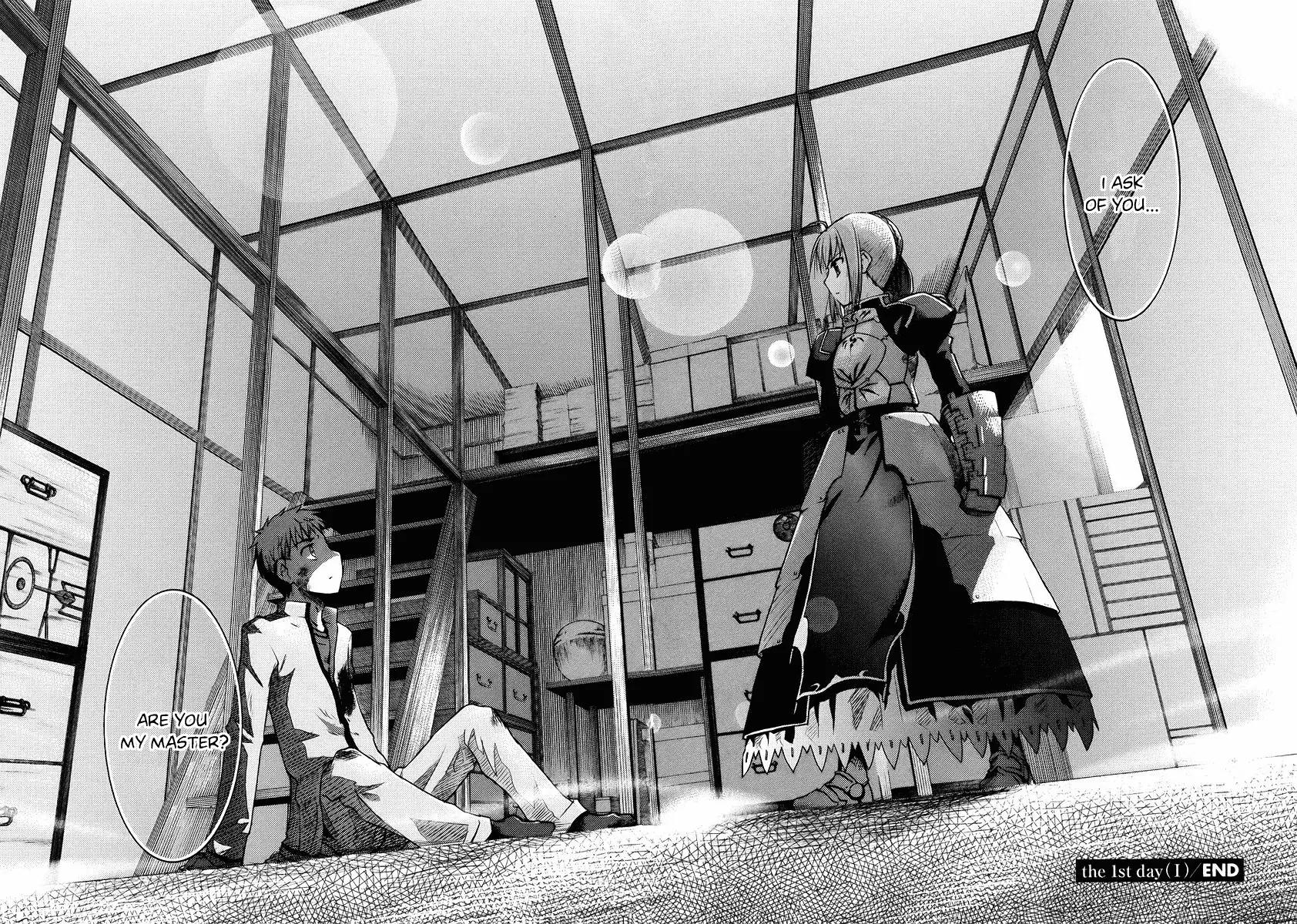 Fate/Stay Night Chapter 1 page 60 - Chapter 1: The 1st Day (I)