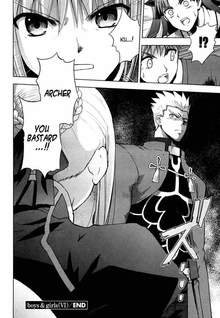 Fate/Stay Night Chapter 10 page 39 - Chapter 10: Boys & Girls (VI)