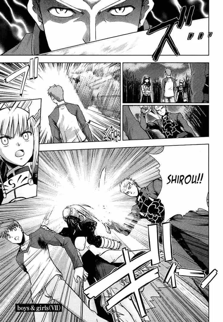 Fate/Stay Night Chapter 11 page 1 - Chapter 11: Boys & Girls (VII)