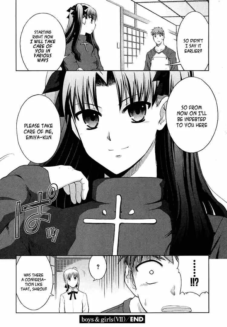 Fate/Stay Night Chapter 11 page 36 - Chapter 11: Boys & Girls (VII)