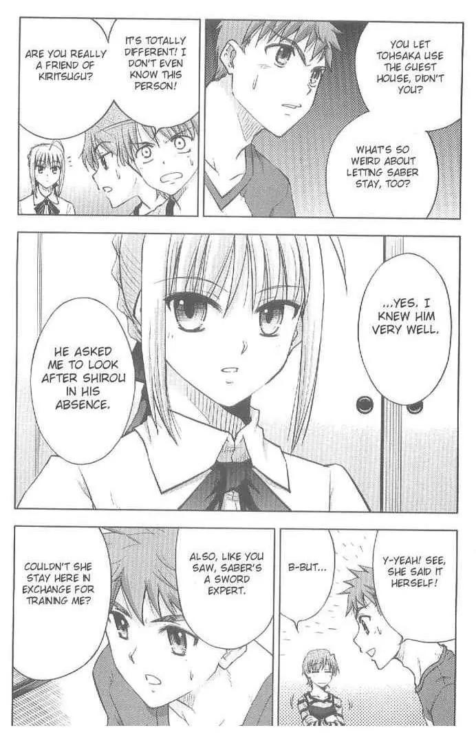 Fate/Stay Night Chapter 18 page 37 - Chapter 18: Step