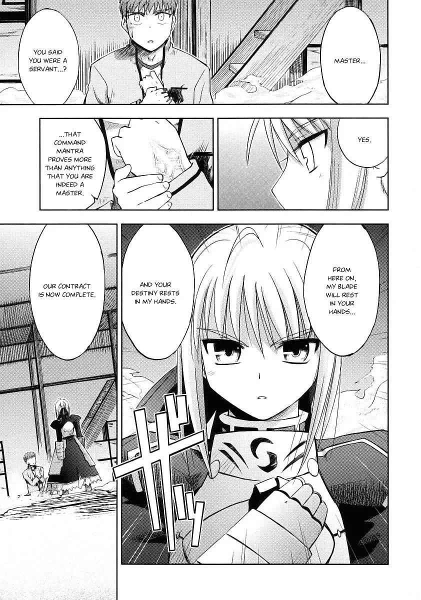 Fate/Stay Night Chapter 2 page 3 - Chapter 2: The 1st Day (II)
