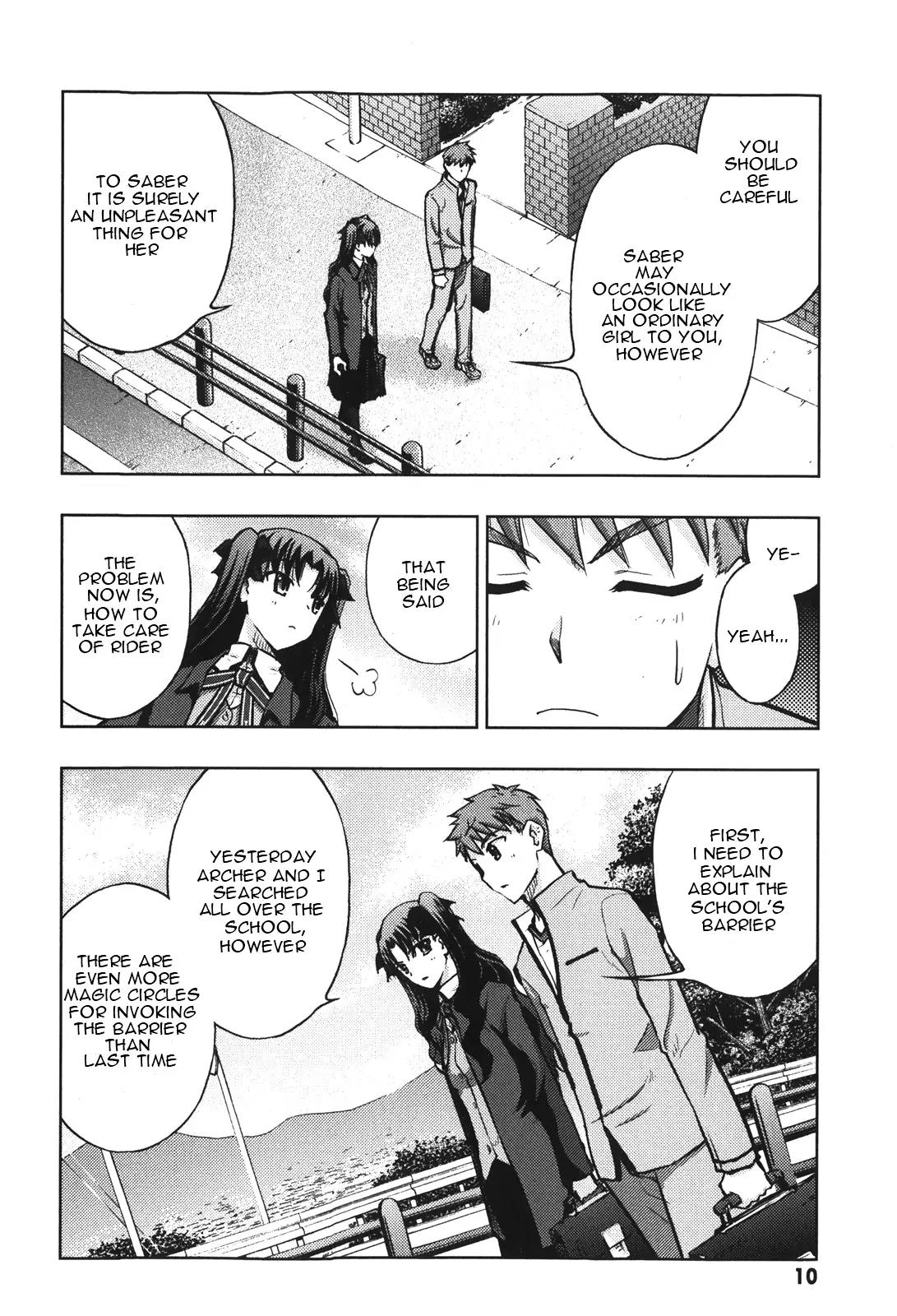 Fate/Stay Night Chapter 20 page 12 - Chapter 20: Omen