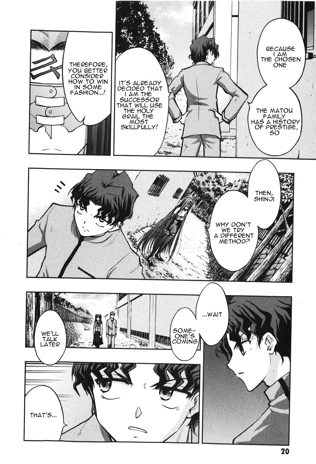 Fate/Stay Night Chapter 20 page 22 - Chapter 20: Omen