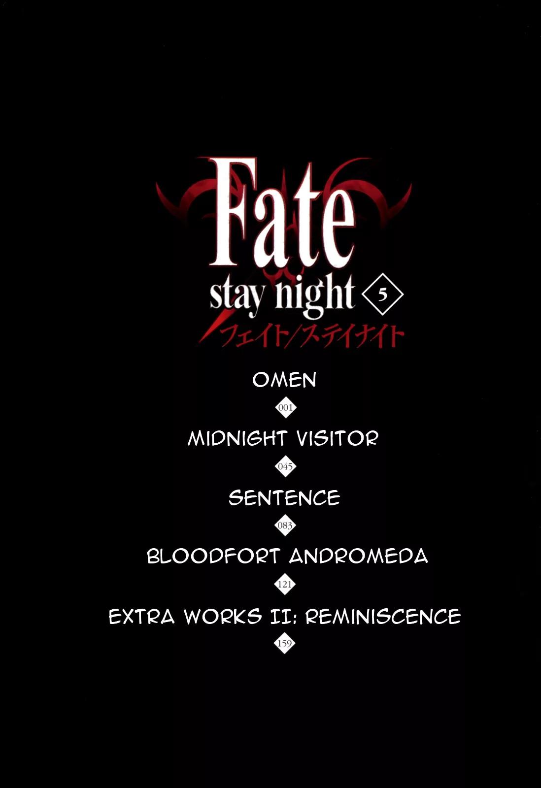 Fate/Stay Night Chapter 20 page 6 - Chapter 20: Omen
