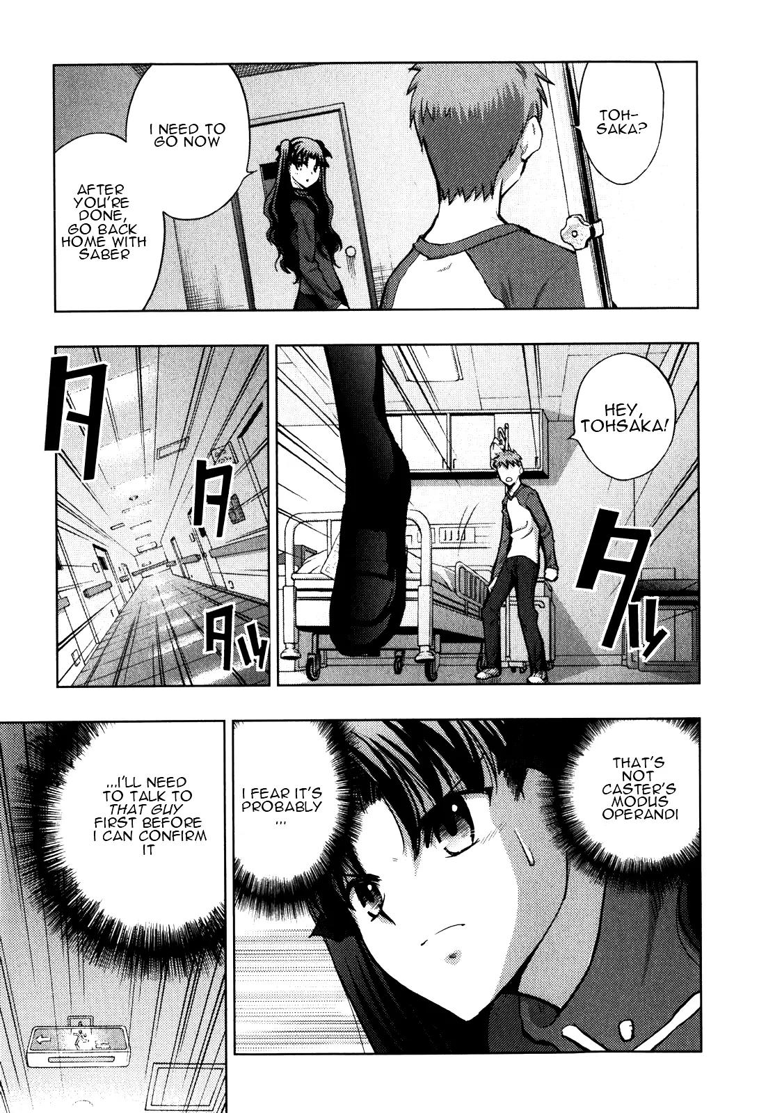 Fate/Stay Night Chapter 21 page 15 - Chapter 21: Midnight Visitor