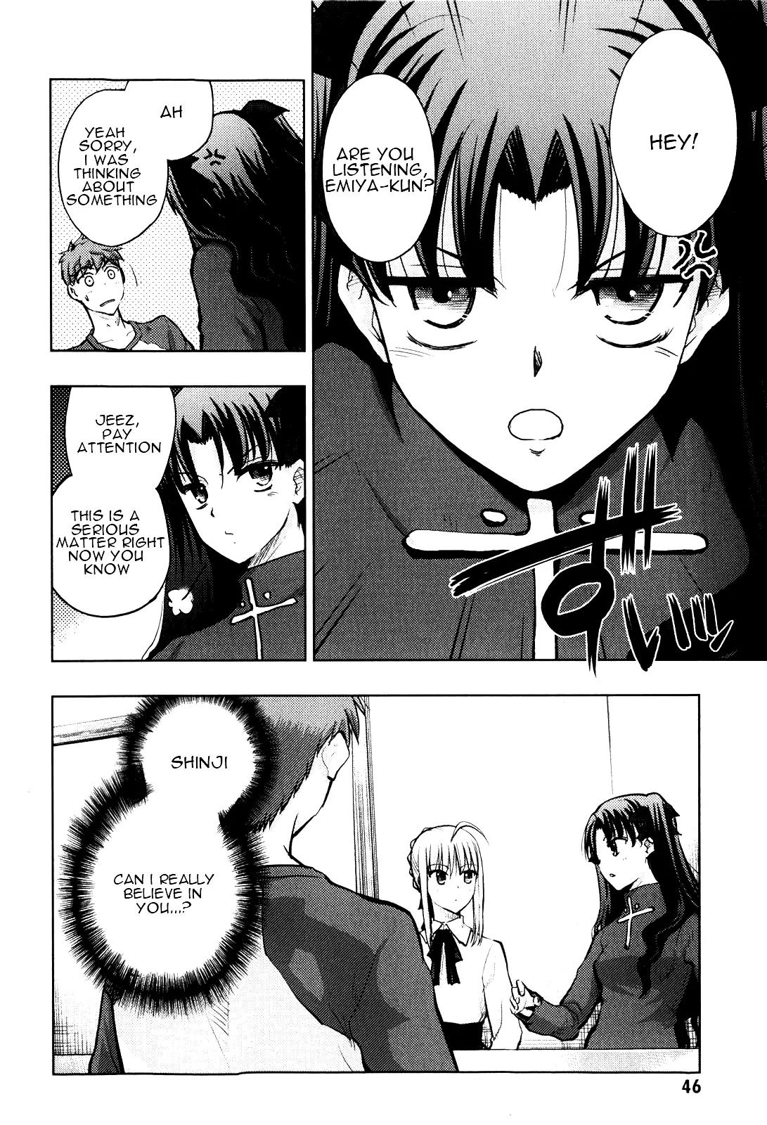 Fate/Stay Night Chapter 21 page 2 - Chapter 21: Midnight Visitor