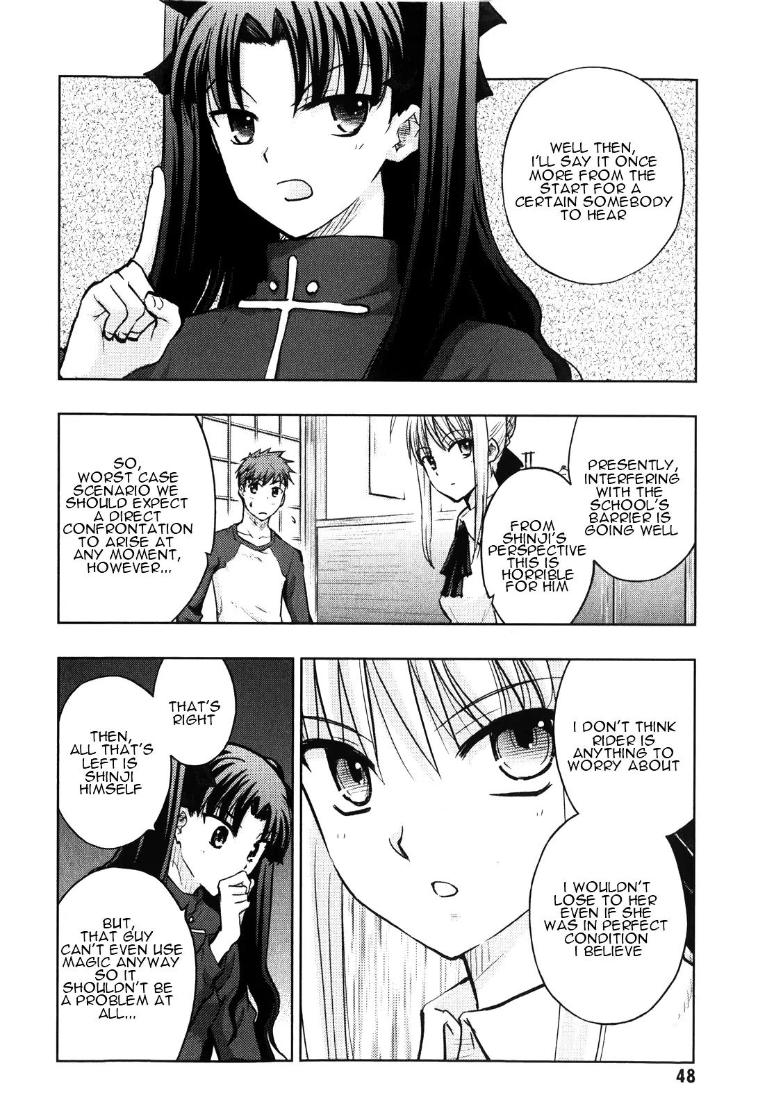 Fate/Stay Night Chapter 21 page 4 - Chapter 21: Midnight Visitor