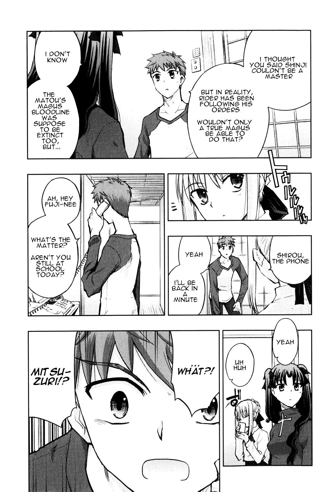 Fate/Stay Night Chapter 21 page 5 - Chapter 21: Midnight Visitor