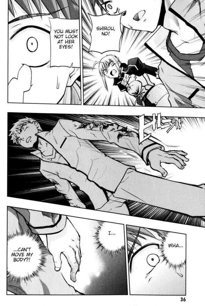 Fate/Stay Night Chapter 25 page 35 - Chapter 25: Sealing Darkness