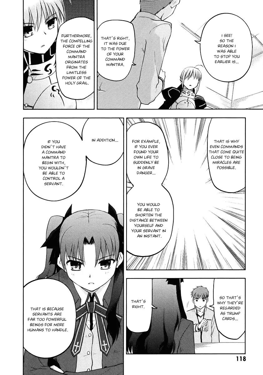 Fate/Stay Night Chapter 3 page 10 - Chapter 3: The 1st Day (III)