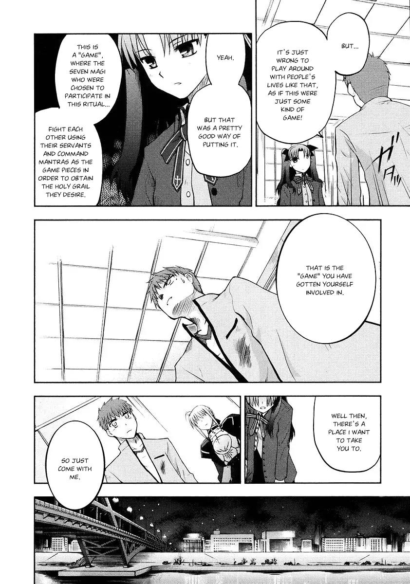 Fate/Stay Night Chapter 3 page 13 - Chapter 3: The 1st Day (III)