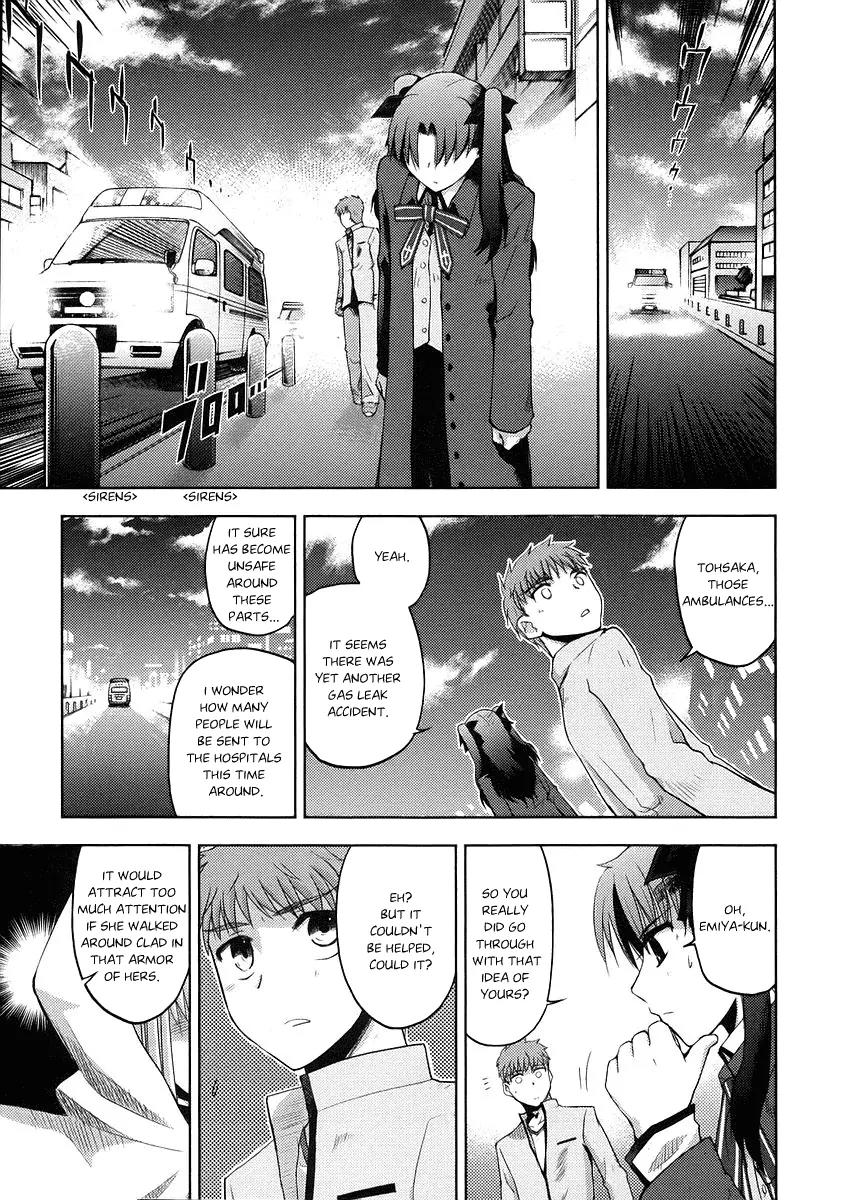 Fate/Stay Night Chapter 3 page 14 - Chapter 3: The 1st Day (III)
