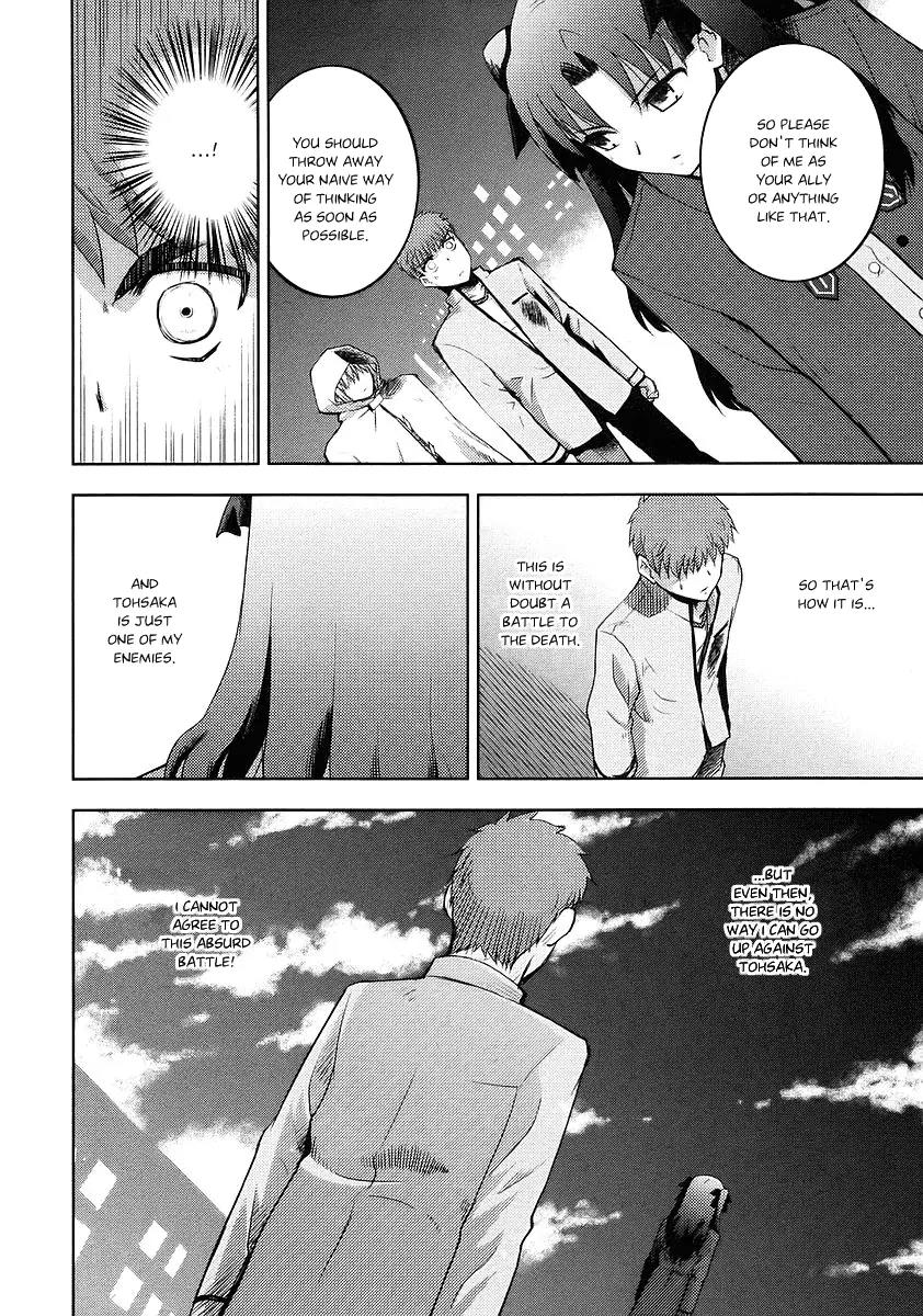 Fate/Stay Night Chapter 3 page 17 - Chapter 3: The 1st Day (III)