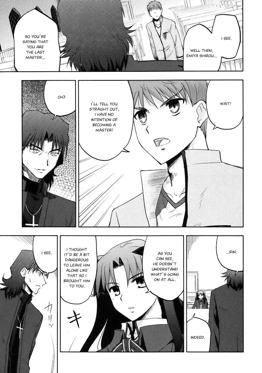 Fate/Stay Night Chapter 3 page 22 - Chapter 3: The 1st Day (III)