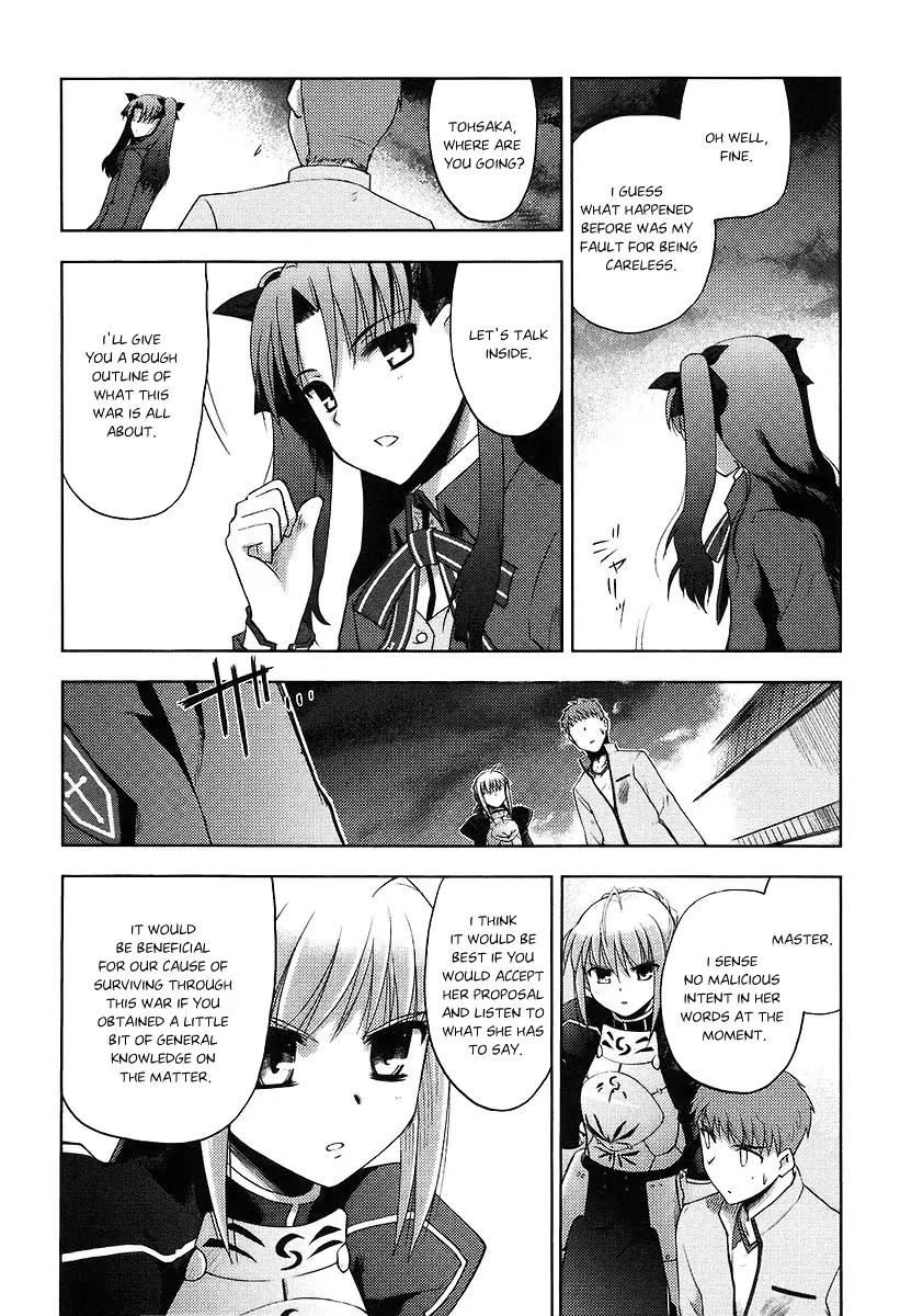 Fate/Stay Night Chapter 3 page 5 - Chapter 3: The 1st Day (III)
