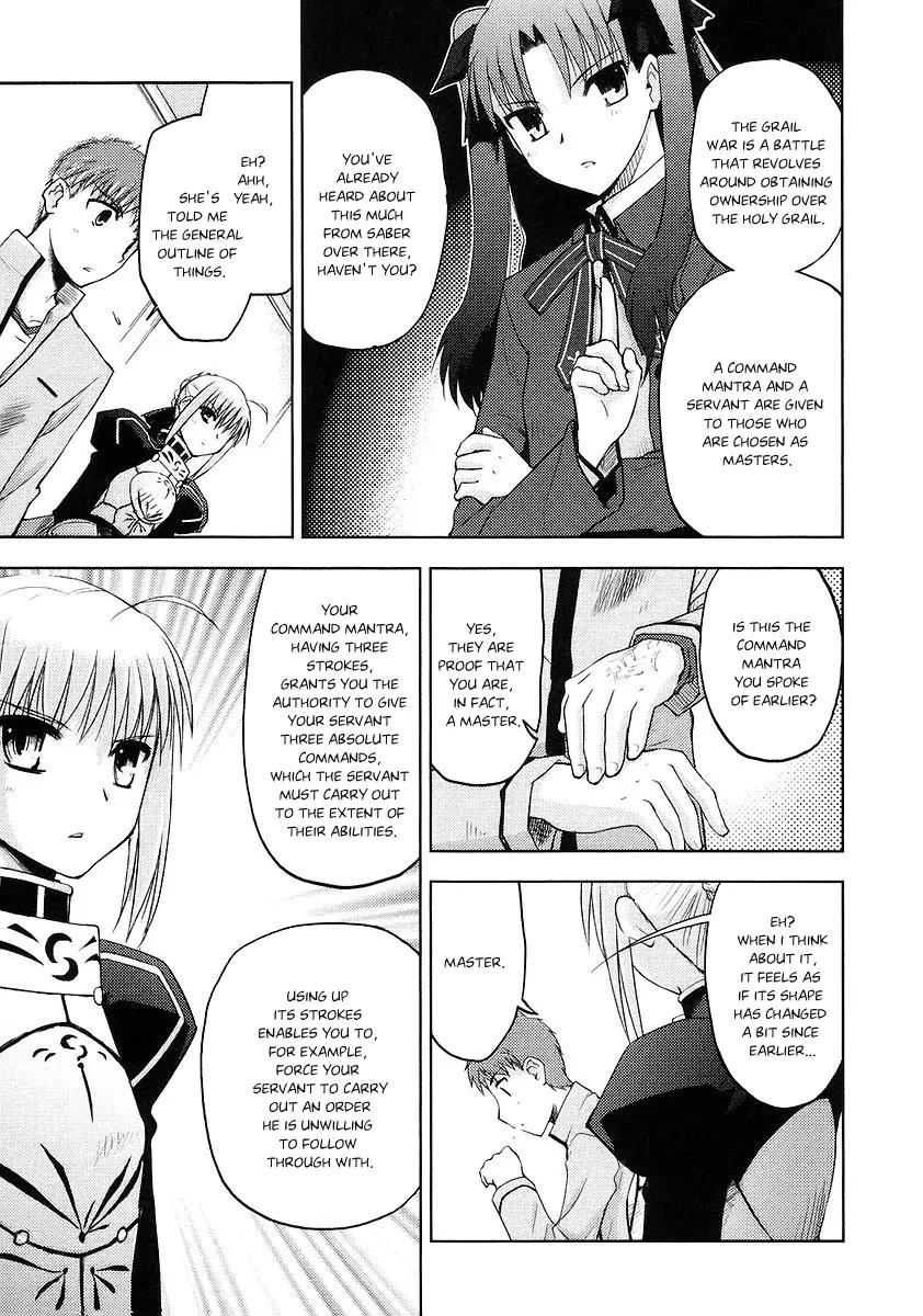 Fate/Stay Night Chapter 3 page 9 - Chapter 3: The 1st Day (III)