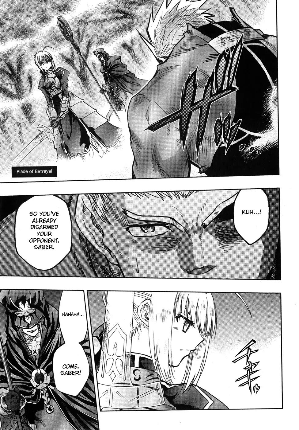 Fate/Stay Night Chapter 37 page 4 - Chapter 37: Blade of Betrayal