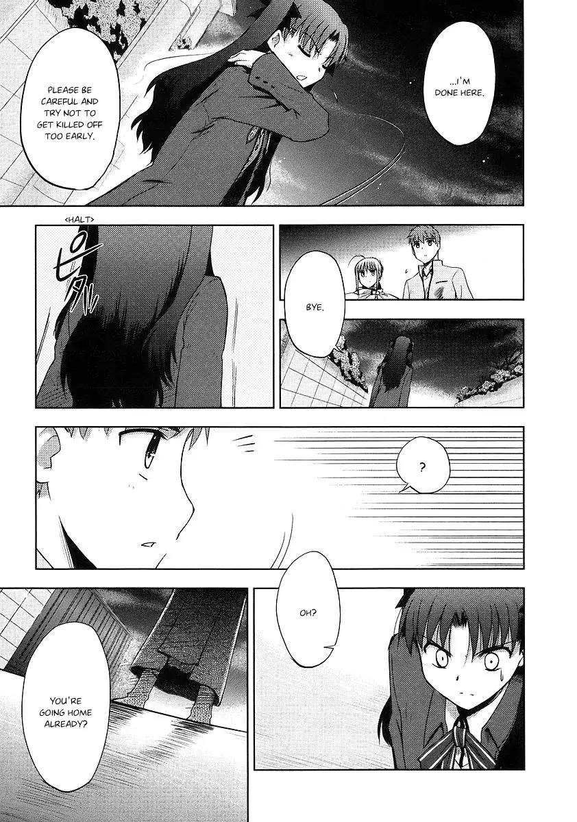 Fate/Stay Night Chapter 4 page 7 - Chapter 4: The 1st Day (IV)