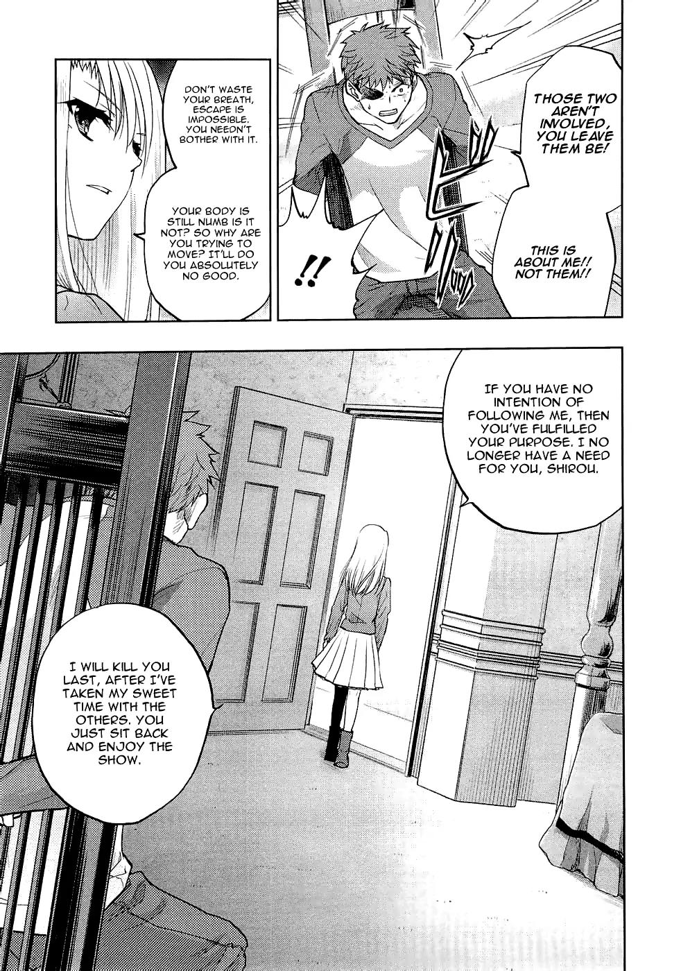 Fate/Stay Night Chapter 52 page 14 - Chapter 52: Emersion