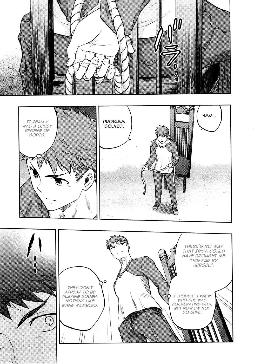 Fate/Stay Night Chapter 52 page 18 - Chapter 52: Emersion
