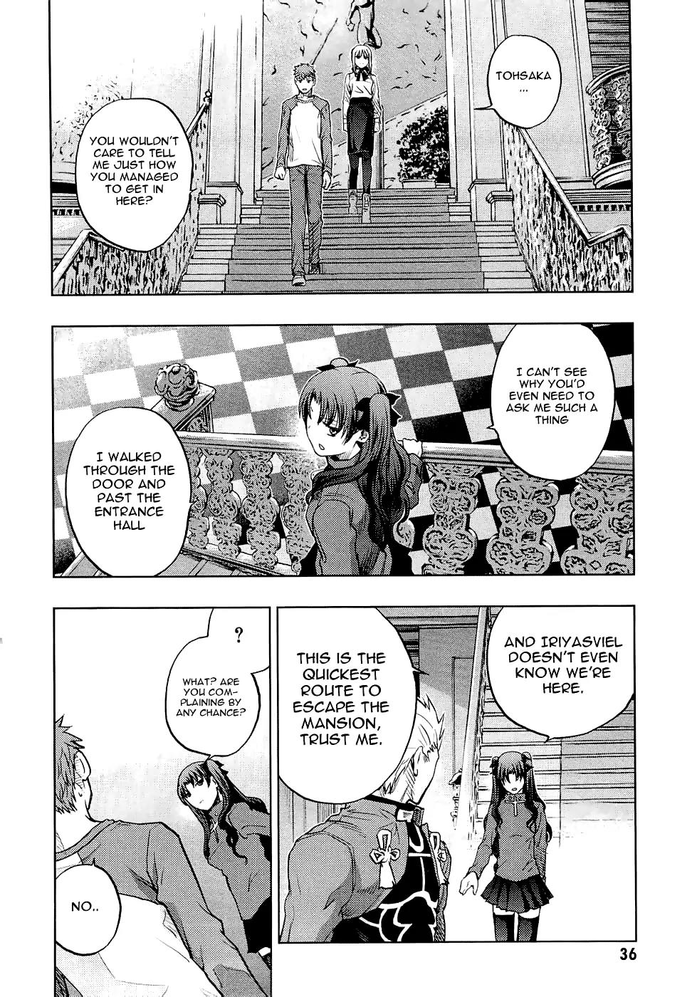 Fate/Stay Night Chapter 52 page 37 - Chapter 52: Emersion