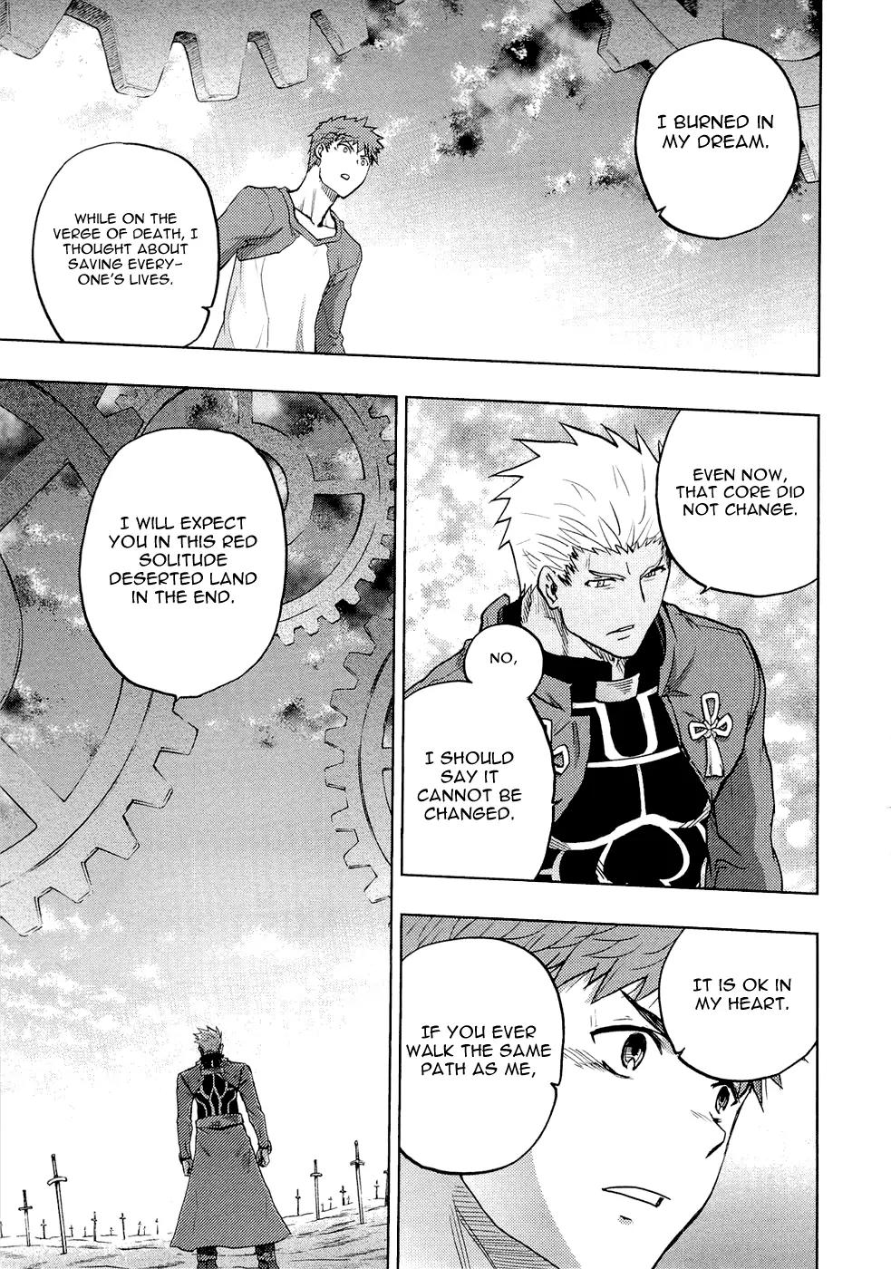 Fate/Stay Night Chapter 53 page 32 - Chapter 53: Way of Life