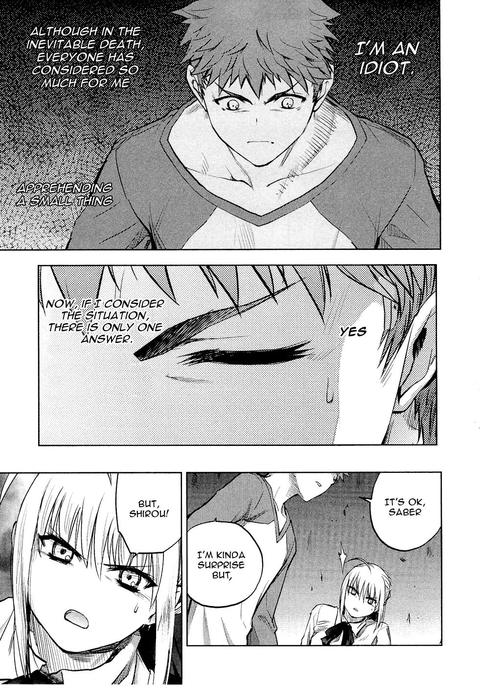Fate/Stay Night Chapter 55 page 21 - Chapter 55: Abandoned House at Midnight