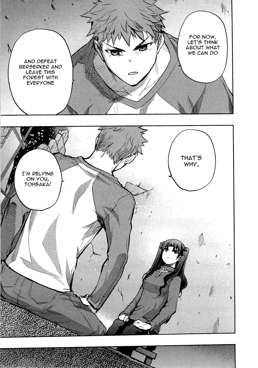 Fate/Stay Night Chapter 55 page 23 - Chapter 55: Abandoned House at Midnight