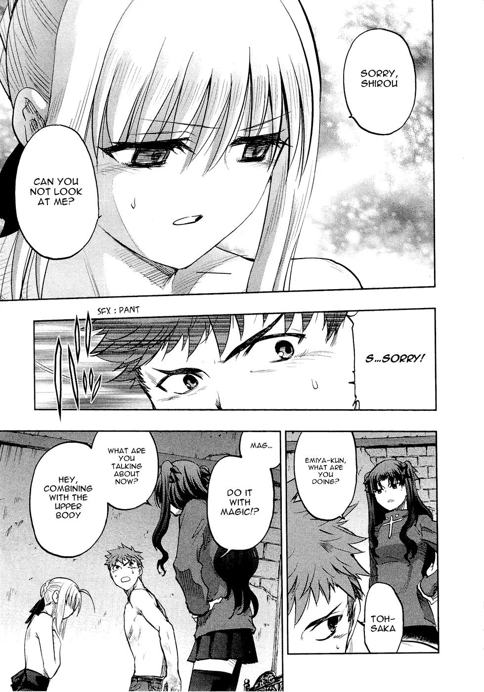 Fate/Stay Night Chapter 55 page 27 - Chapter 55: Abandoned House at Midnight