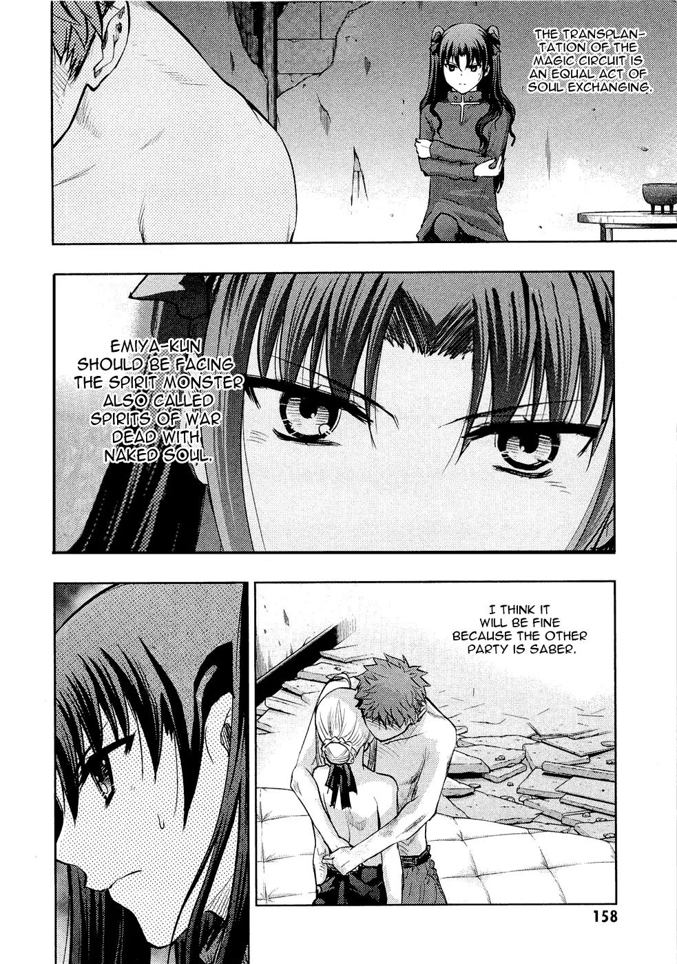 Fate/Stay Night Chapter 55 page 35 - Chapter 55: Abandoned House at Midnight
