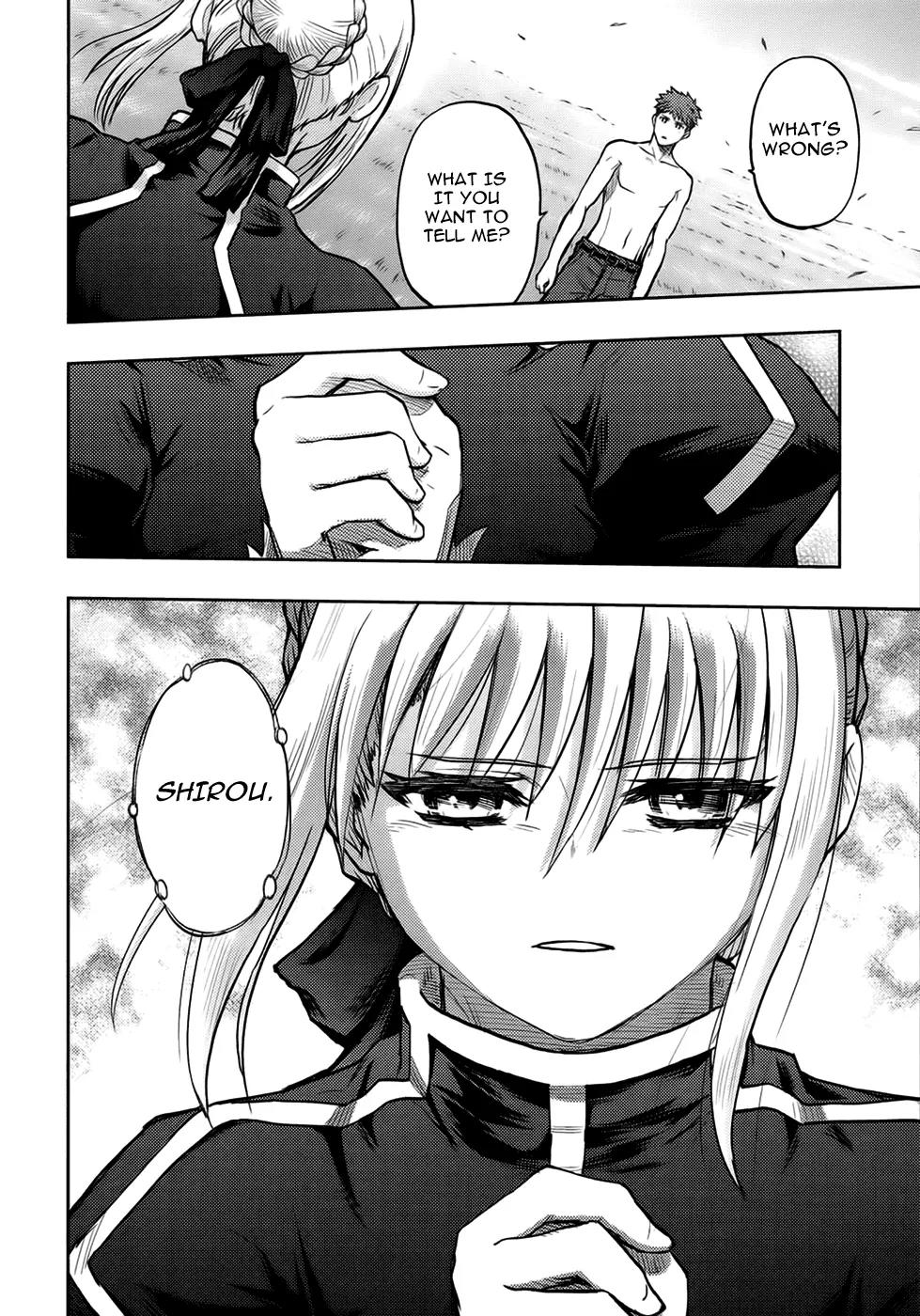 Fate/Stay Night Chapter 56 page 28 - Chapter 56: Burning Heart