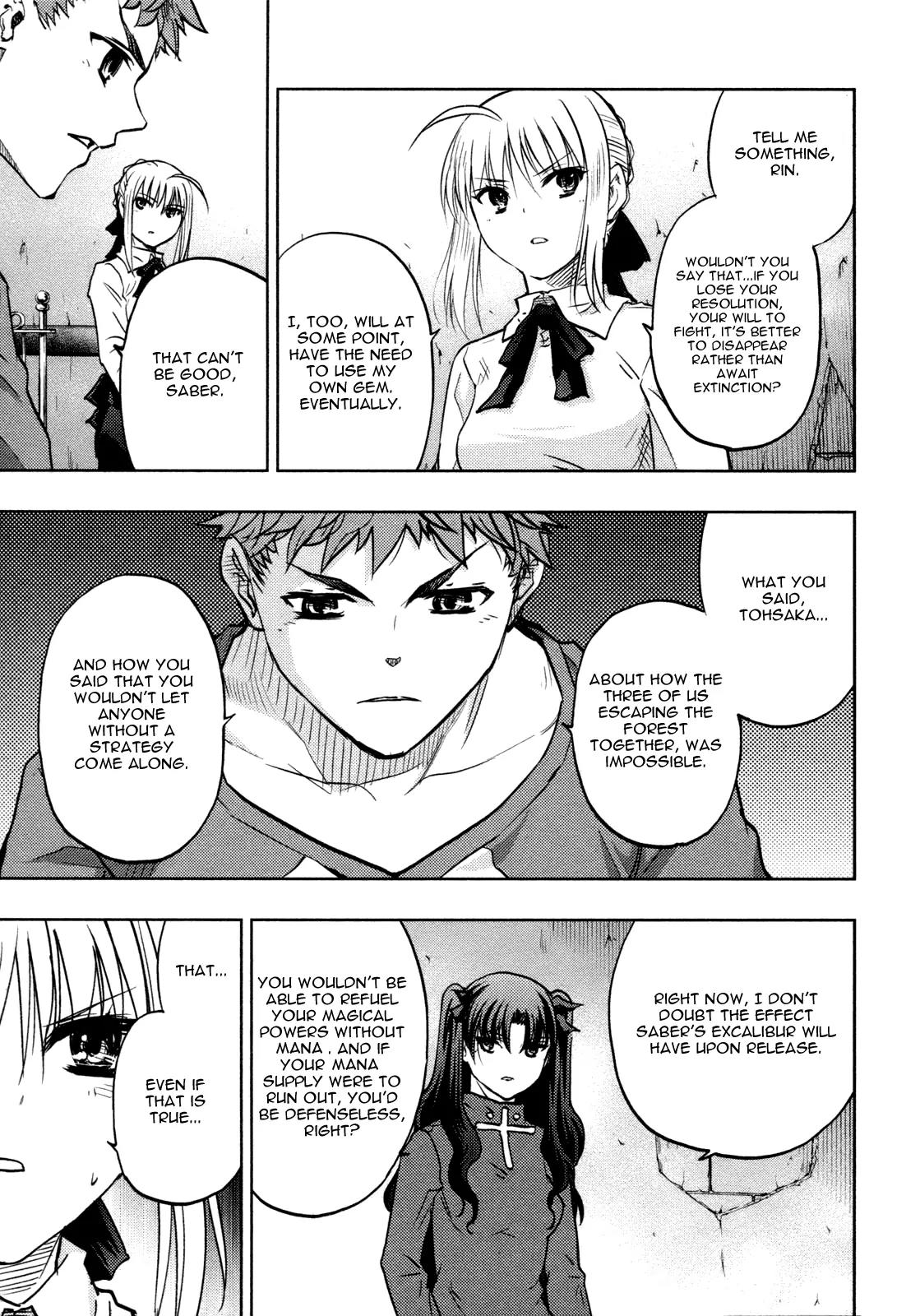 Fate/Stay Night Chapter 57 page 22 - Chapter 57: Dicher Wald