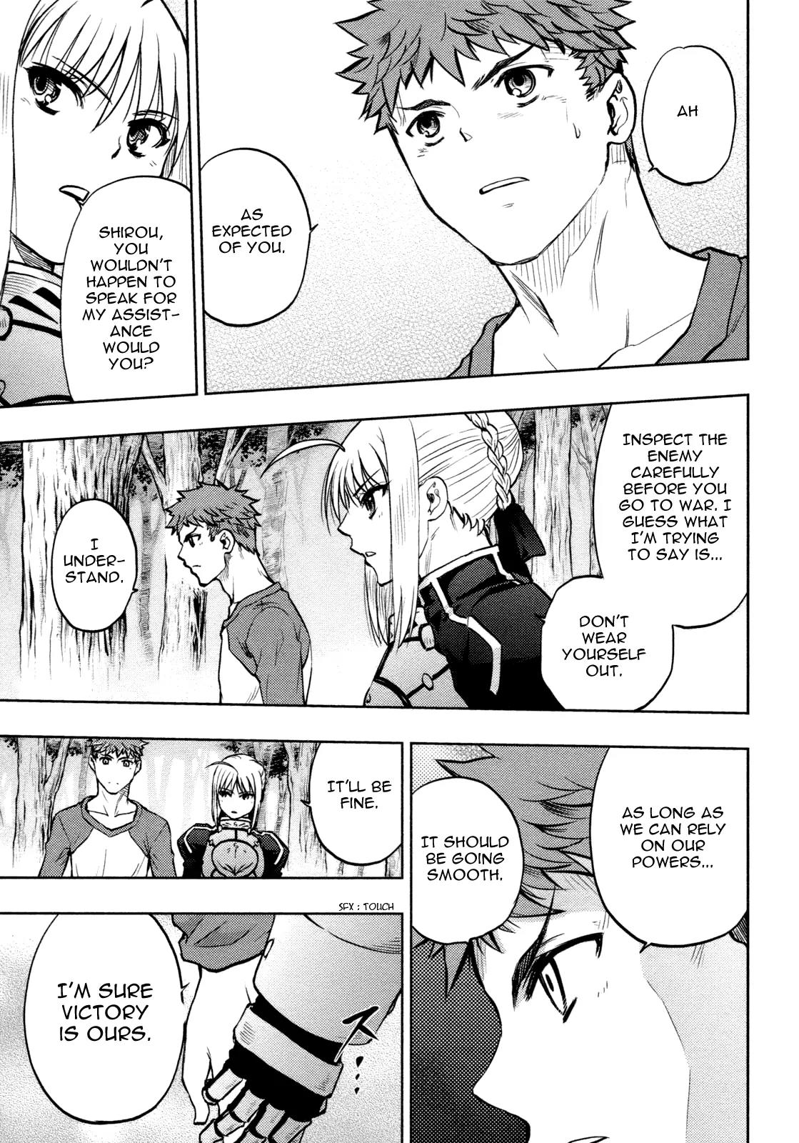 Fate/Stay Night Chapter 57 page 28 - Chapter 57: Dicher Wald