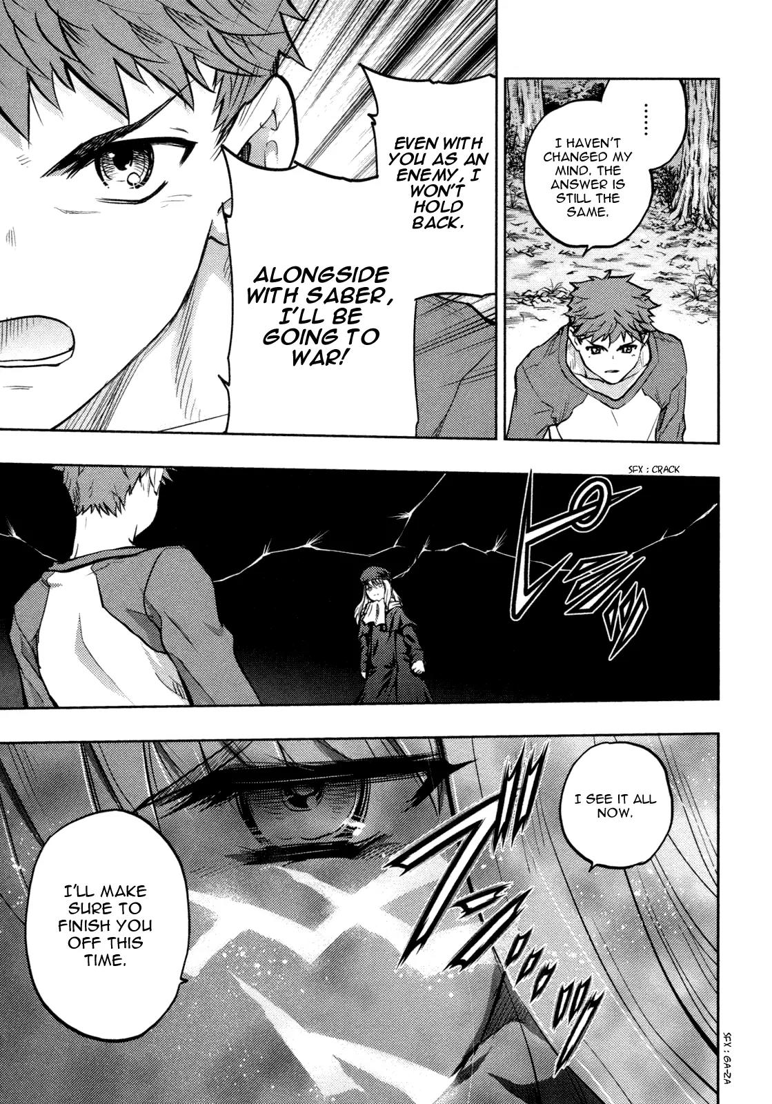 Fate/Stay Night Chapter 57 page 34 - Chapter 57: Dicher Wald