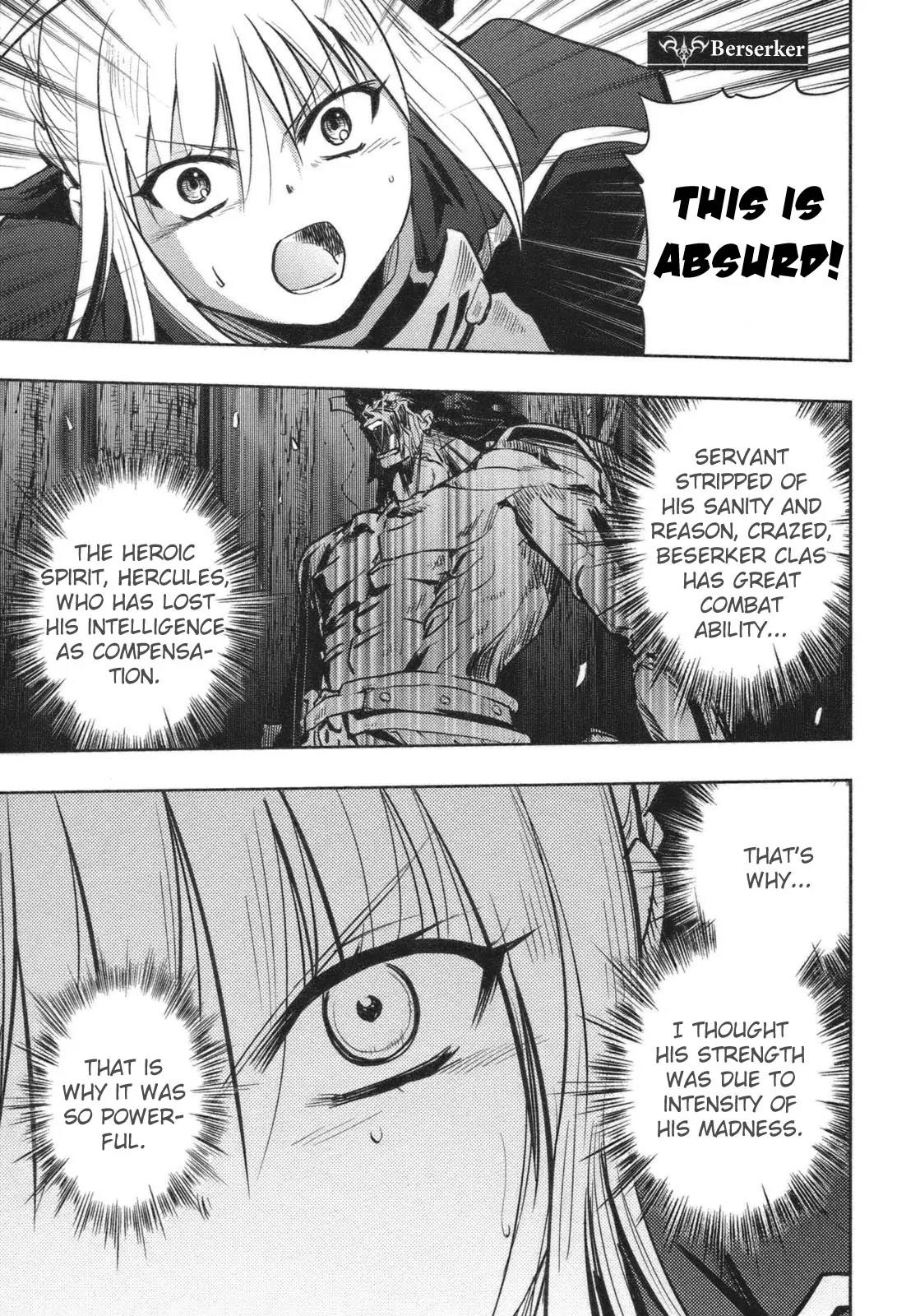 Fate/Stay Night Chapter 58 page 3 - Chapter 58: Berserker