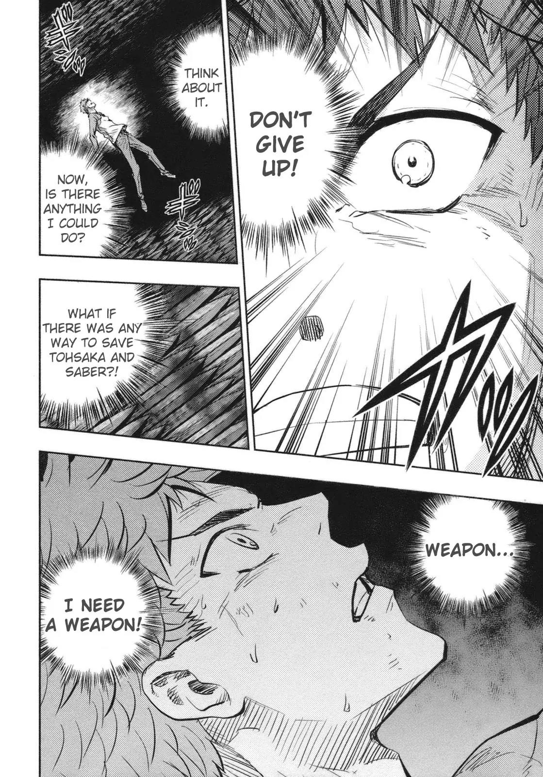 Fate/Stay Night Chapter 59 page 34 - Chapter 59: Awakening