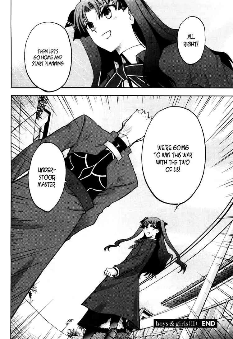 Fate/Stay Night Chapter 6 page 36 - Chapter 6: Boys & Girls (II)