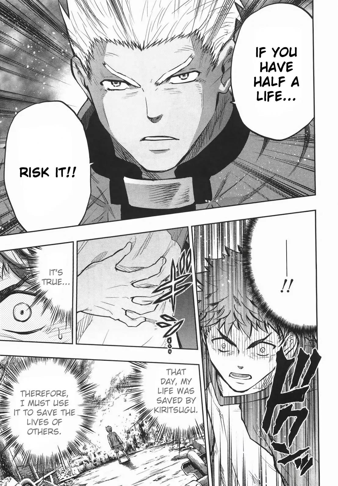 Fate/Stay Night Chapter 60 page 22 - Chapter 60: Golden Sword of the Victorious