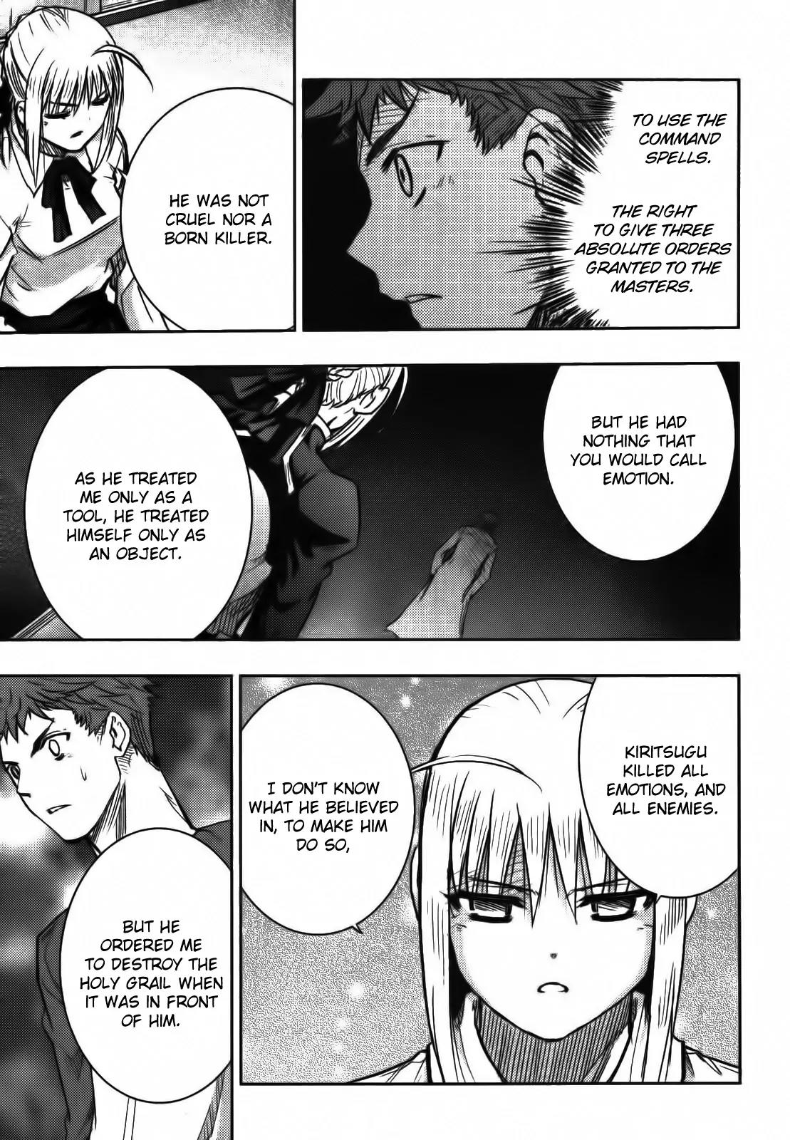 Fate/Stay Night Chapter 65 page 33 - Chapter 65: Decade