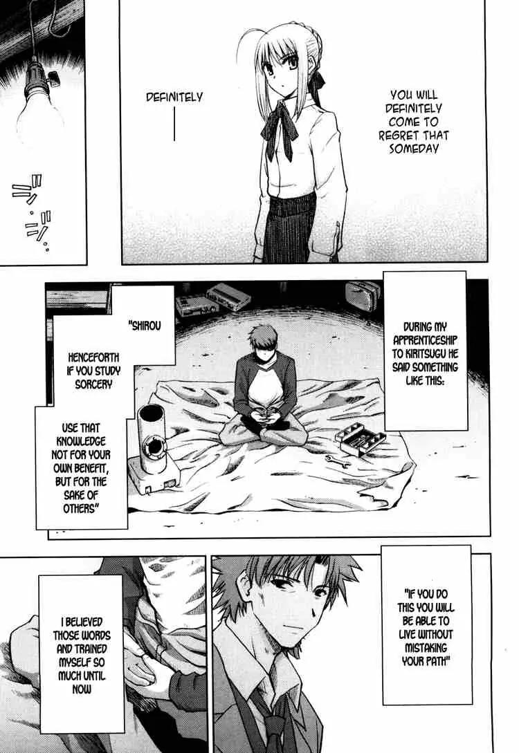 Fate/Stay Night Chapter 7 page 38 - Chapter 7: Boys & Girls (III)