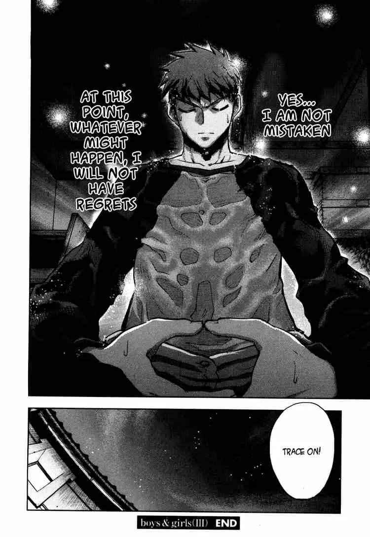 Fate/Stay Night Chapter 7 page 39 - Chapter 7: Boys & Girls (III)