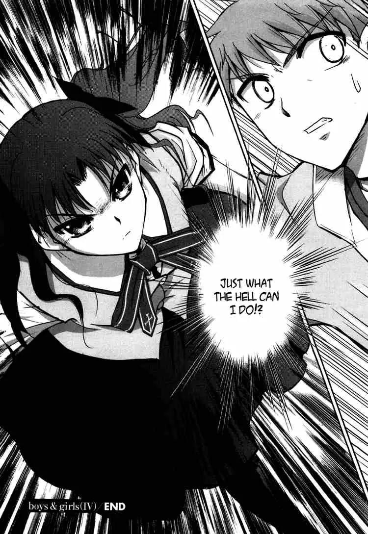 Fate/Stay Night Chapter 8 page 37 - Chapter 8: Boys & Girls (IV)