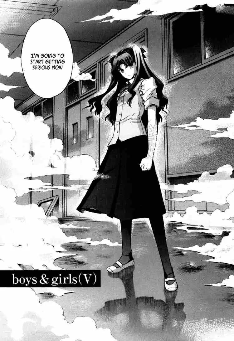 Fate/Stay Night Chapter 9 page 5 - Chapter 9: Boys & Girls (V)