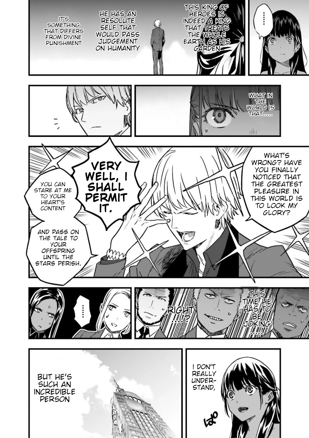Fate/Strange Fake Chapter 12.10 page 14 - Chapter 12.10: Two Archers and.... (Final)