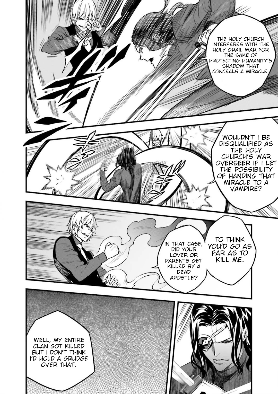 Fate/Strange Fake Chapter 12.5 page 14 - Chapter 12.5: A Battle Without Heroic Spirits